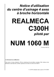 REALMECA C300H Notice D'utilisation