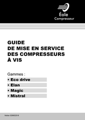 Eole Compresseur Magic NPM220 Guide De Mise En Service