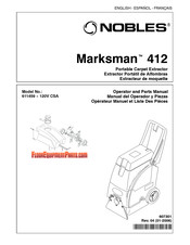 Tennant Nobles Marksman 611459 Opérateur Manuel Et Liste Des Piéces