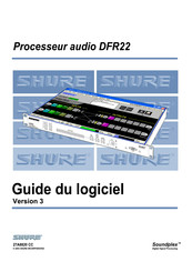 Shure DFR22 Guide Du Logiciel