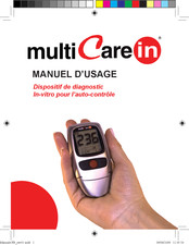 Biochemical Systems International multiCare-in Manuel D'usage