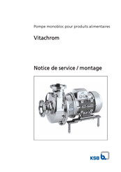 KSB Vitachrom Notice De Service / Montage