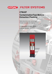 HYDAC FILTER SYSTEMS CTM-EF Notice De Service Et De Maintenance