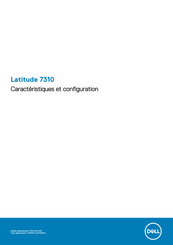 Dell Latitude 7310 Caractéristiques Et Configuration