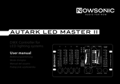 Nowsonic AUTARK LED MASTER II Mode D'emploi