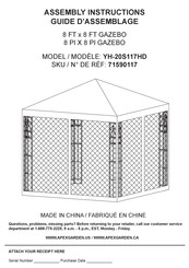 Apex Garden YH-20S117HD Guide D'assemblage