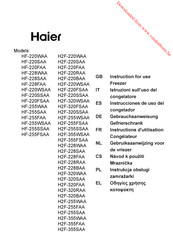 Haier H2F-355FSAA Instructions D'utilisation