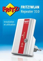 Fritz! WLAN Repeater 310 Installation Et Utilisation