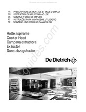 De Dietrich DHT11196X Prescriptions De Montage Et Mode D'emploi
