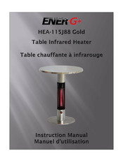 Ener-G+ HEA-115J88 Gold Manuel D'utilisation