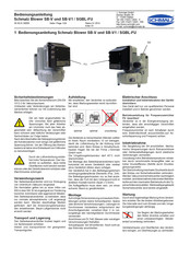 schmalz SGBL-FU 180-400-4-ER Instructions De Service