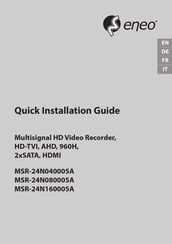 Eneo MSR-24N040005A Guide D'installation Rapide