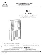 Safco E-Z Stor 9241 Instructions De Montage