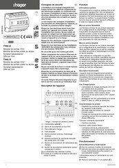 hager TXA608B Mode D'emploi