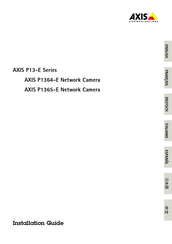 Axis P1365-E Mode D'emploi