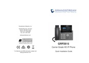 Grandstream GRP2615 Guide D'installation Rapide