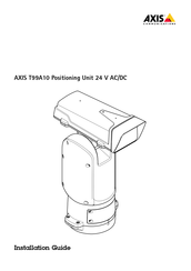 Axis T99A10 Mode D'emploi