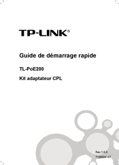 TP-Link TL-PoE200 Guide De Démarrage Rapide