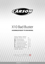 Carson X10 Bad Buster Manuel De L'utilisateur