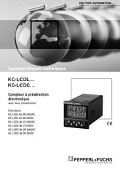 Pepperl+Fuchs KC-LCDC-48-2T-24VDC Caractéristiques Techniques