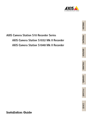 Axis Communications S10 Serie Guide D'installation