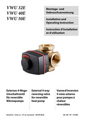 Neutral VWU 50E Instructions D'installation Et D'utilisation