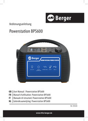 Berger Powerstation BPS600 Manuel D'utilisation