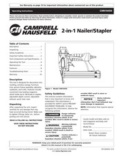 Campbell Hausfeld CHN10450 Instructions D'utilisation