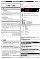 Emerson Dixell XW30LH Notice D'installation Et D'utilisation