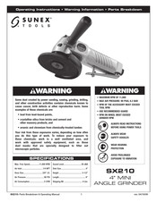 Sunex Tools SX210 Instructions D'utilisation