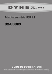 Dynex DX-UBDB9 Guide De L'utilisateur