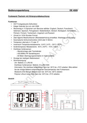 Paragon DE 4509 Mode D'emploi