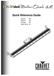 Chauvet Professional COLORdash Batten-Quad 12 Guide De Référence Rapide