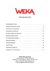 Weka DK34 Notice De L'utilisateur