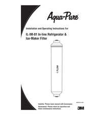 aqua-pure IL-IM-01 Instructions D'installation Et D'utilisation