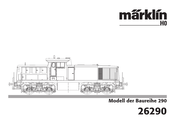 marklin 26290 Manuel