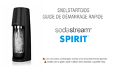 Sodastream SPIRIT Guide De Démarrage Rapide