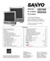 Sanyo DS32424 Manuel D'instructions