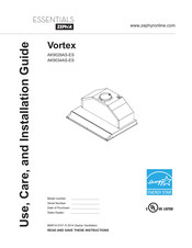 Zephyr Vortex AK9028AS-ES Guide D'utilisation, D'entretien Et D'installation