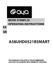 AYA A58UHD0521BSMART Mode D'emploi