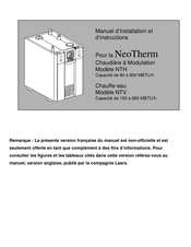 Neotherm NTV Manuel D'installation Et D'instructions