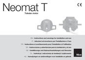 Nice Neomat T Instructions Et Avertissements Pour L'installation Et L'utilisation