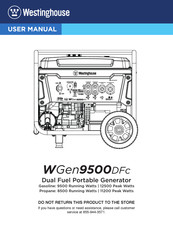 Westinghouse WGen9500DFc Mode D'emploi