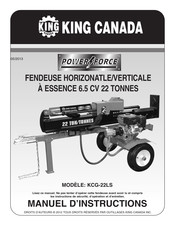 King Canada KCG-22LS Manuel D'instructions