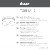 hager TG551A 3 Guide D'installation