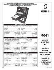 Sunex Tools 9041 Mode D'emploi