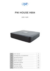 PNI HOUSE H804 Manuel Utilisateur