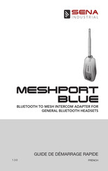 Sena MESHPORT BLUE Guide De Démarrage Rapide