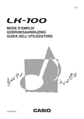Casio LK-100 Mode D'emploi