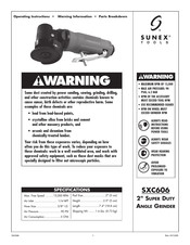 Sunex Tools SXC606 Instructions D'utilisation